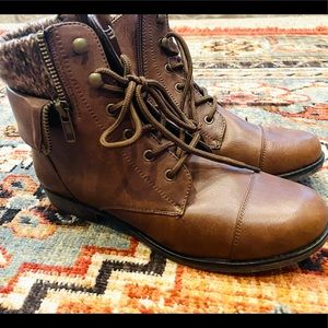 NWOT Women’s MUDD Boots Size 8-Cognac